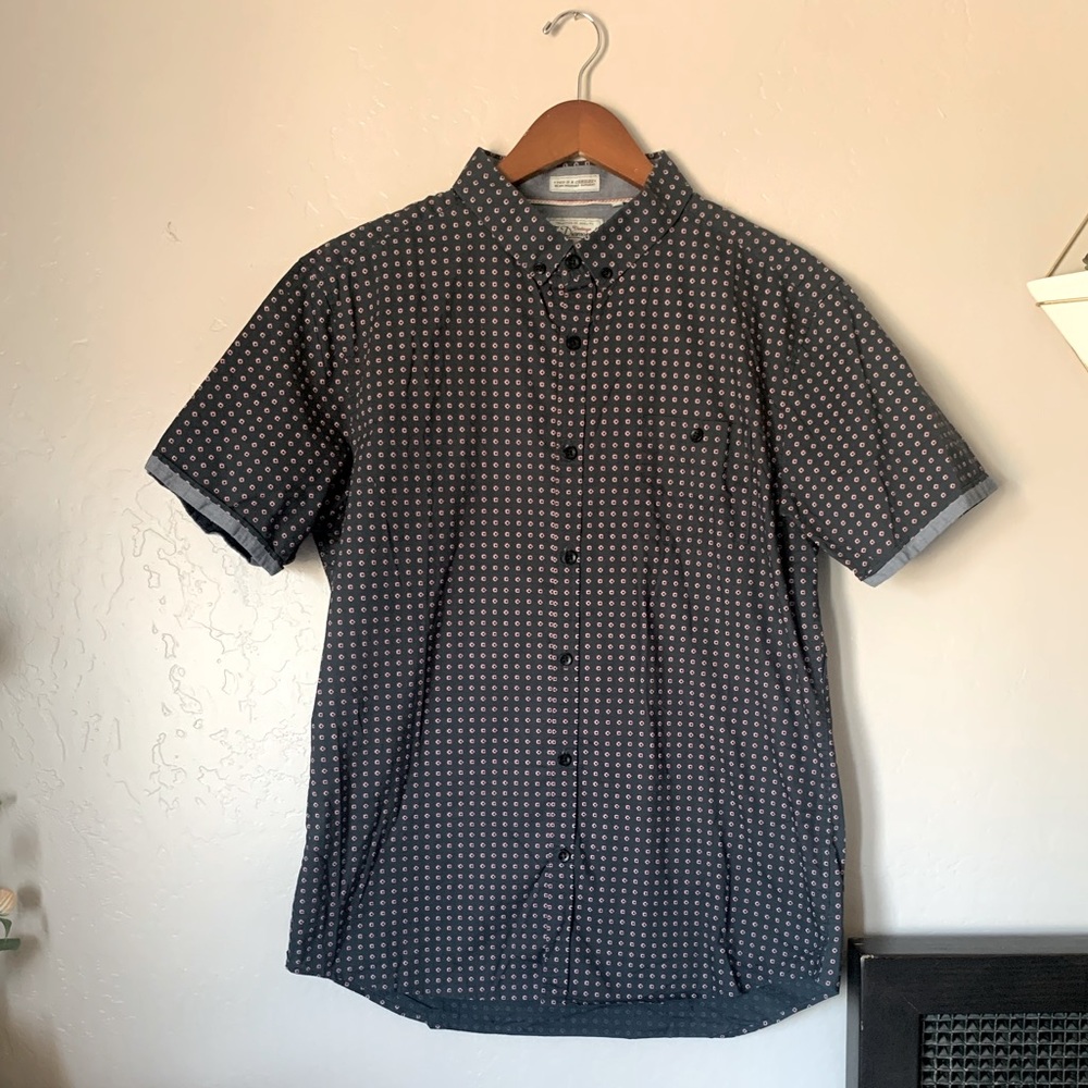 Vintage 7 Diamonds men’s SS button down shirt
